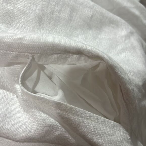 Madewell Embroidered Tank Mini Dress in Linen in White NWT size 2 - Picture 11 of 14